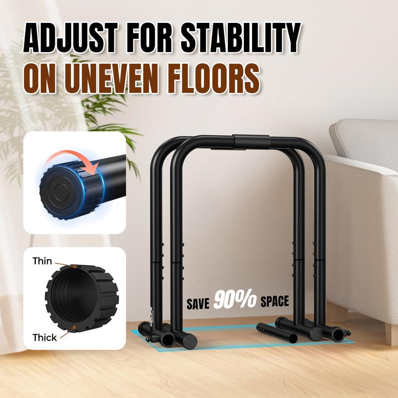 RELIFE REBUILD YOUR LIFE Multi-Function Dip Bar Station Calisthenics Dip Station Heavy Duty Dip Stands Exercise Stabilizer Parallette Push up Stands