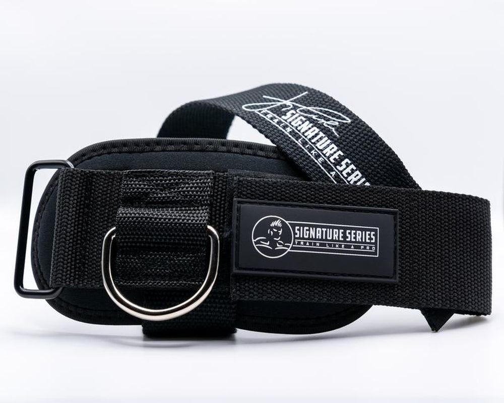 Jay Cutler Signature Series D Ring Lifting Straps - Maximum Support, Padded Back, Thick Strap for Superior Grip, Durable & Reliable Design