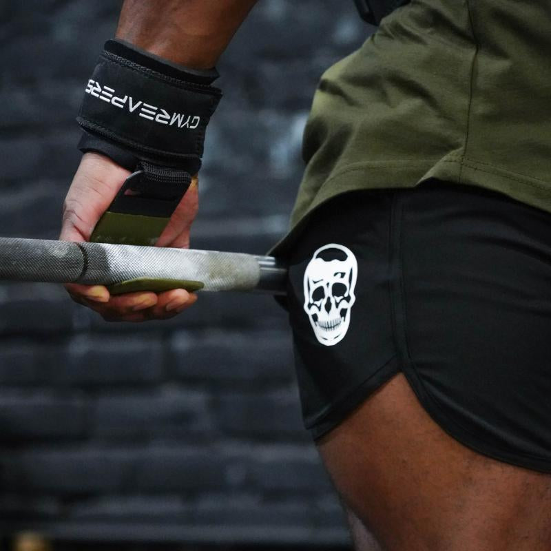 Premium Padding Gymreapers Lifting Hooks - Red, for Barbell